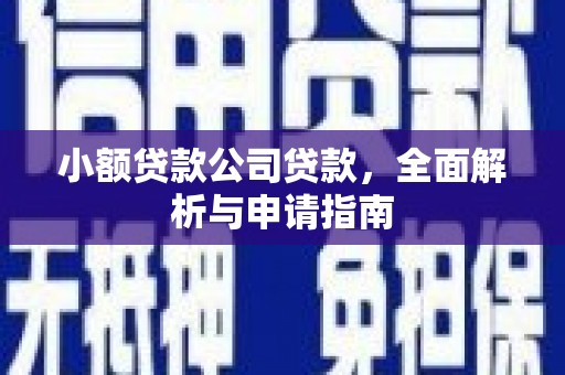 光山小额贷款公司贷款，全面解析与申请指南