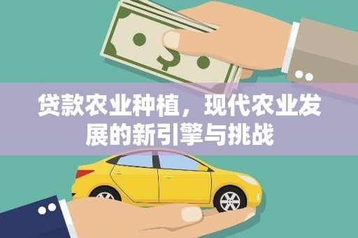 光山贷款农业种植，现代农业发展的新引擎与挑战