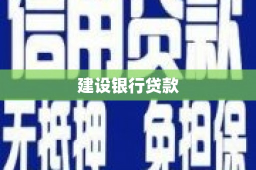 光山建设银行贷款