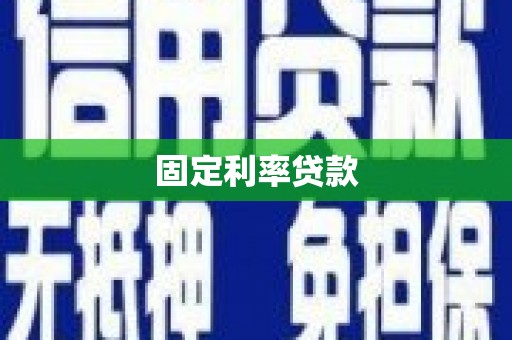 光山固定利率贷款