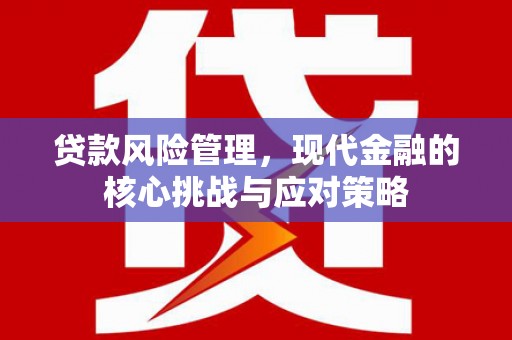 光山贷款风险管理，现代金融的核心挑战与应对策略