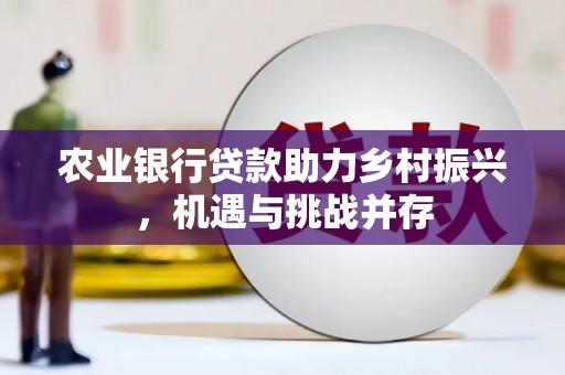 光山农业银行贷款助力乡村振兴，机遇与挑战并存