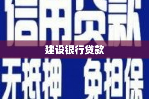 光山建设银行贷款