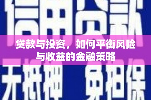光山贷款与投资，如何平衡风险与收益的金融策略