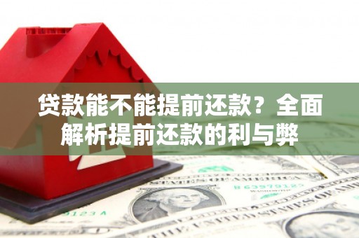 光山贷款能不能提前还款？全面解析提前还款的利与弊