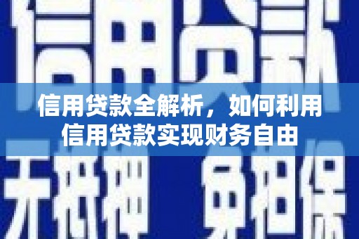 光山信用贷款全解析，如何利用信用贷款实现财务自由