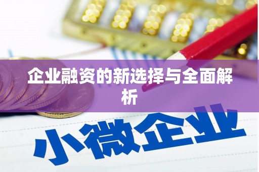 光山企业融资的新选择与全面解析
